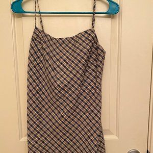 Plaid Mini Dress